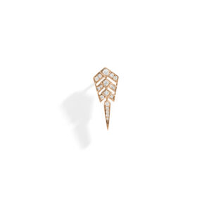 FSJ415-Boucle-doreille-Stairway-S-diamants-or-rose-Vue face-fond-blanc