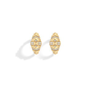 FSJ710-Créoles-Rockaway-Mini-Pyramide-diamants-or-jaune-Vue-face-fond-blanc