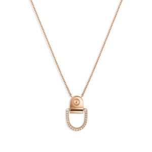 FSJ749-Collier-MM-Rivet-diamants-or-rose-Vue-face-d&eacute;tail-fond-blanc