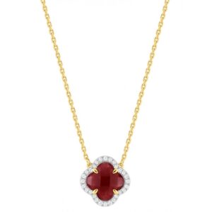 necklace-small-red-quartz-diamonds-yellow-gold