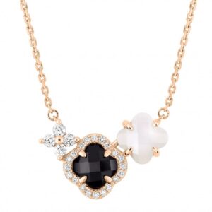 onyx-diamonds-and-mother-of-pearl-diamonds-rose-gold-bouquet-necklace