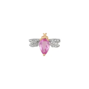 queen-bee-bella-pink-sapphire-single-earring
