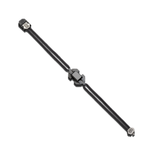 A-BTJN10 bracelet titanium dlc coated and black jade